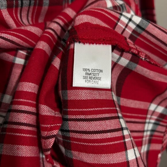 Croft & Barrow Flannel Womens S Multicolored Plaid Button Up Longsleeved - Picture 10 of 12